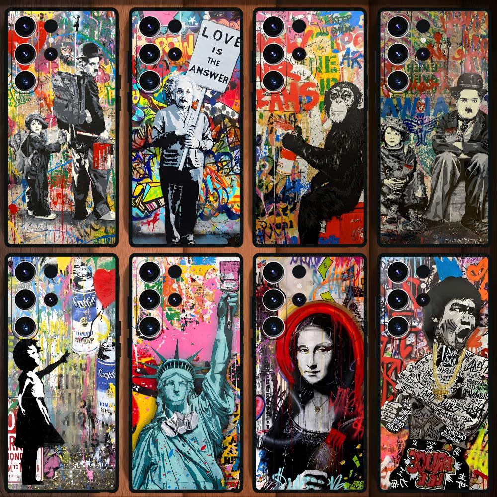 Samsung Galaxy S24 - Banksy Graffiti Art Phone Case For