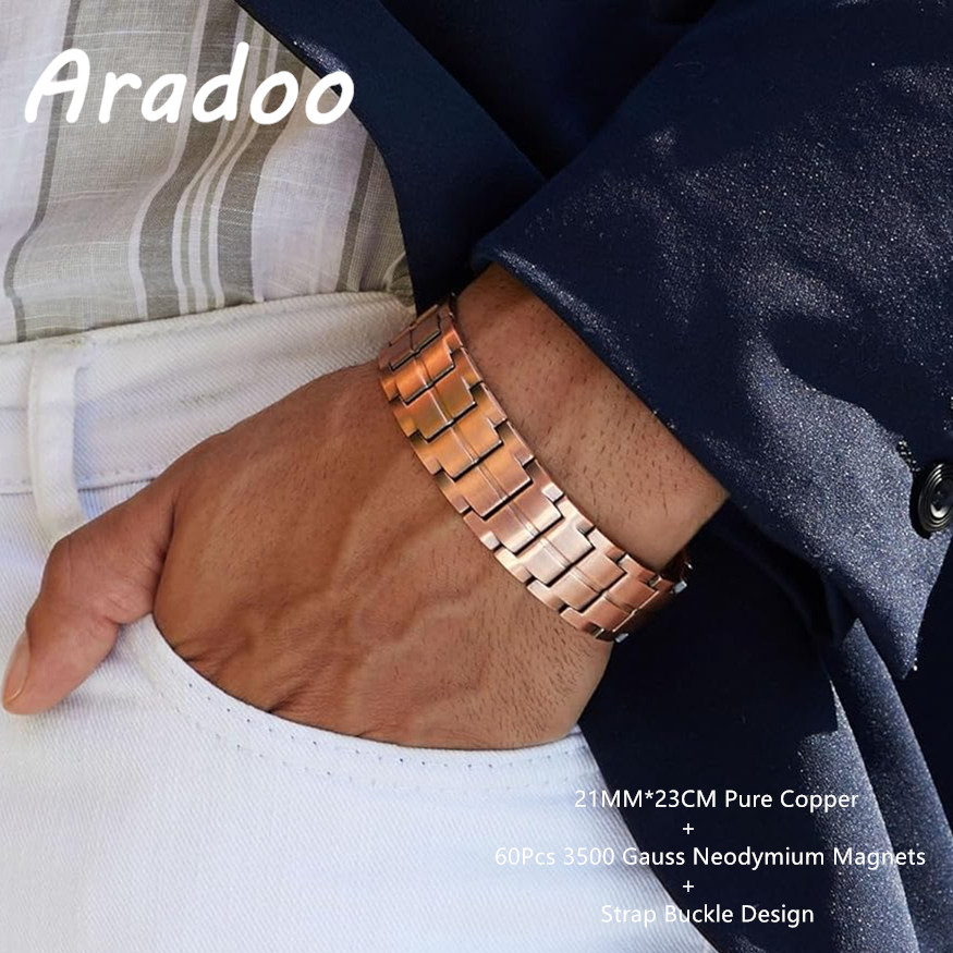 Meditation Headband Eeg - ARADOO 3X Magnetic Strength Bracelet for