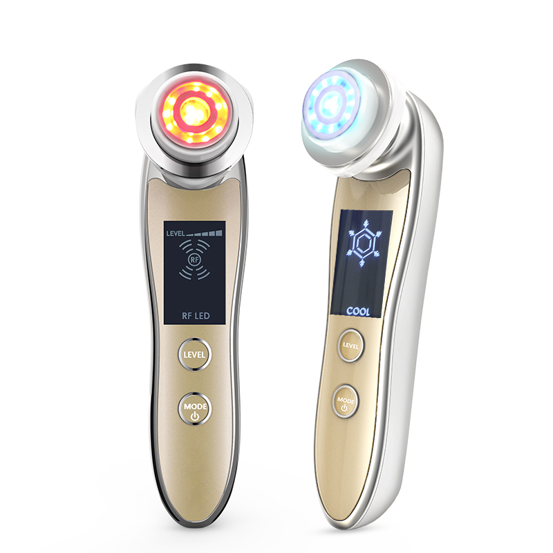 Galvanic Skin Sensor - 5 in 1 RF Facial Massager