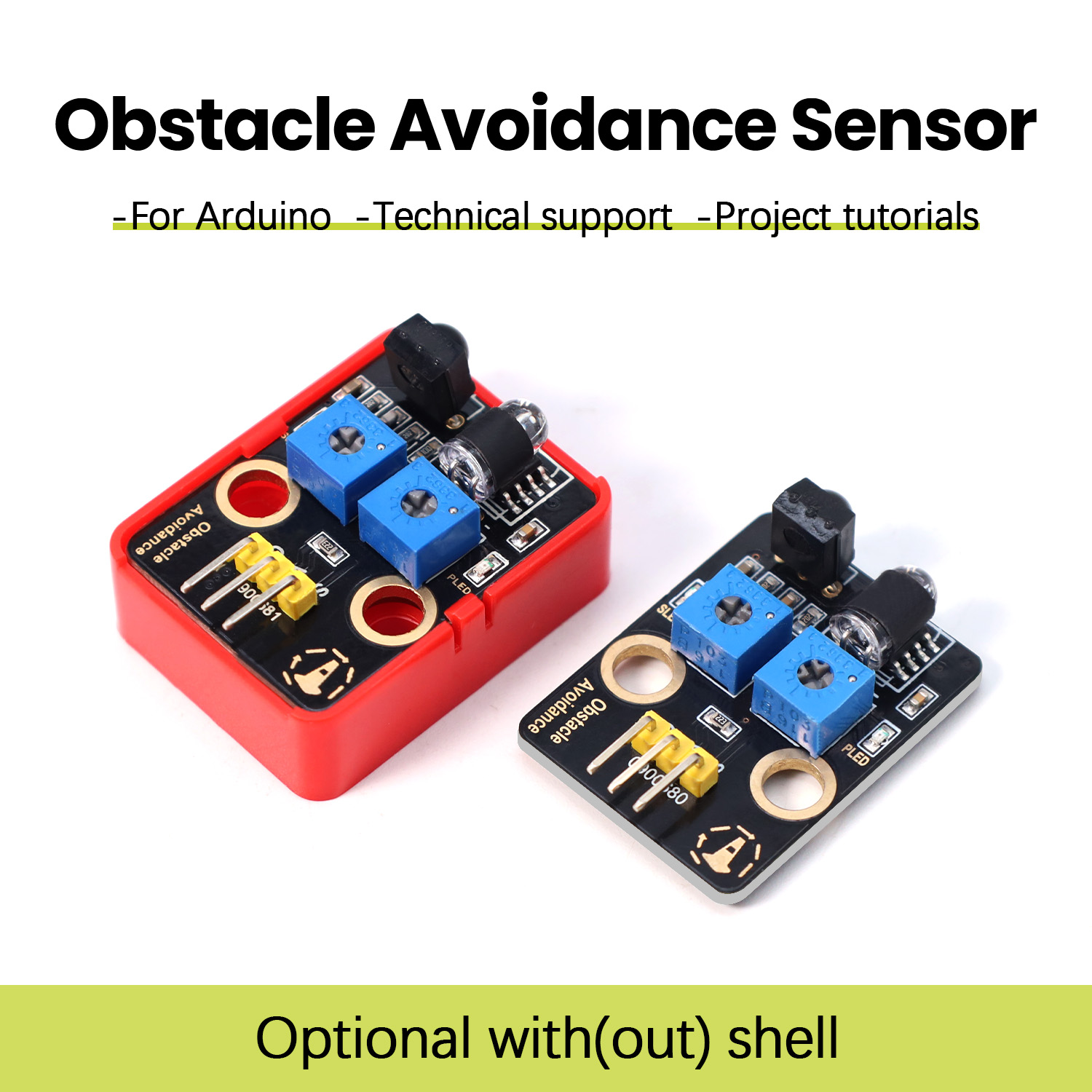 Muscle Sensor Emg - Infrared Obstacle Avoidance Sensor & Single
