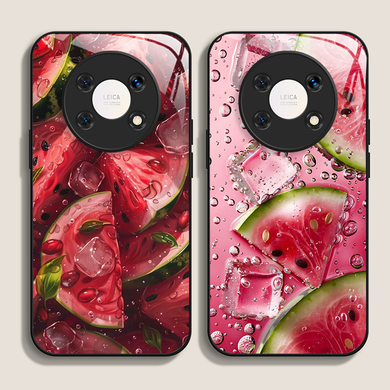 Huawei Mate 60 - 2D Flat - Creative Watermelon Pattern