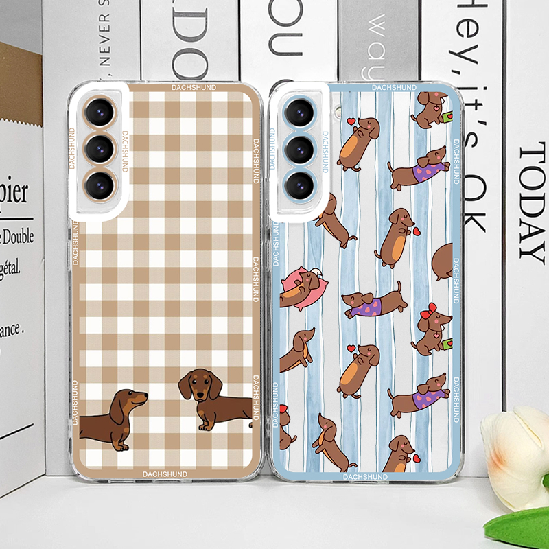 Samsung Galaxy S24 - Cute Sausage Dog Phone Case for