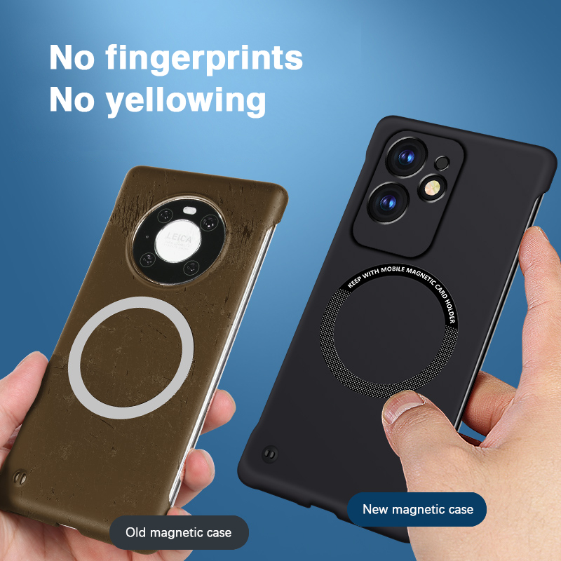 Realme Gt 6 - Slim Magnetic Wireless Charging Mobile Case