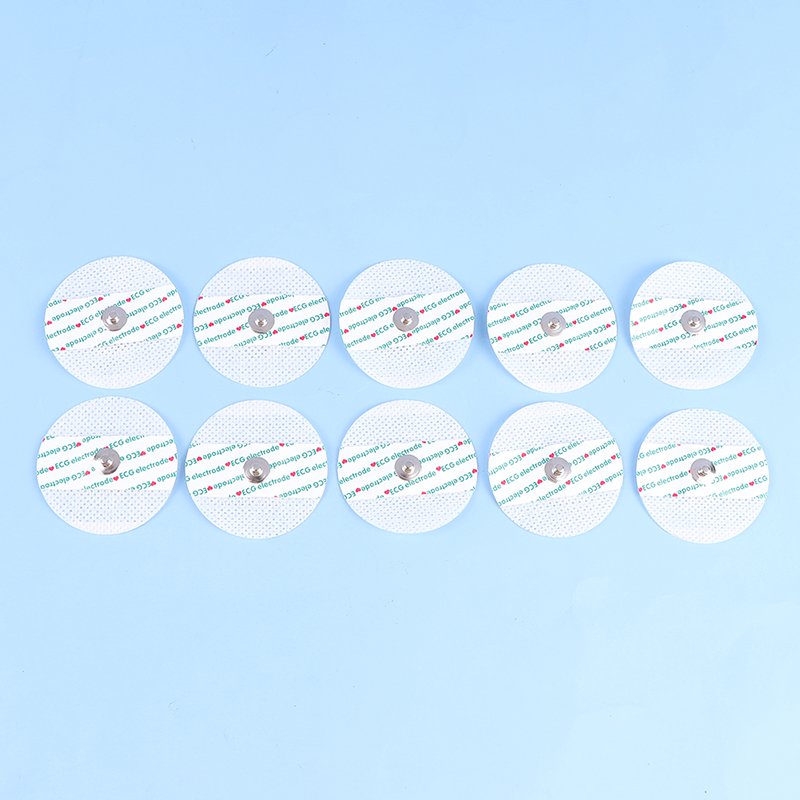 Ecg Patch Monitor - 10Pcs Non-Woven ECG Electrode Pads ECG