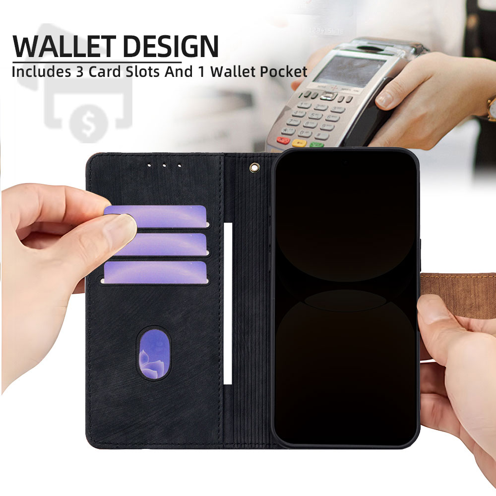Metal Buckle Wallet Case for H - Huawei Pura 70 recension och pris