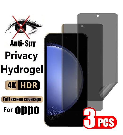3Pcs Privacy Hydrogel Film For - Oppo A78 recension och pris