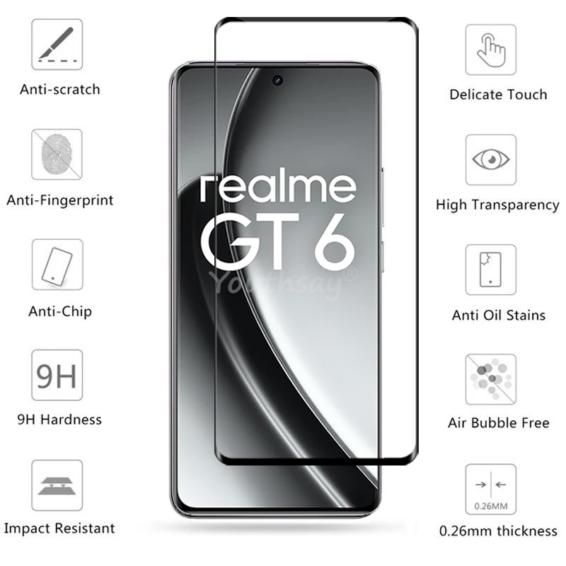 Full Cover Glass For Realme GT - Realme Gt 6 recension och pris