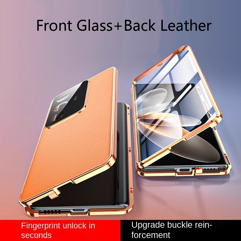 Luxury Leather Glass 360° Cove - Realme Gt 6 recension och pris