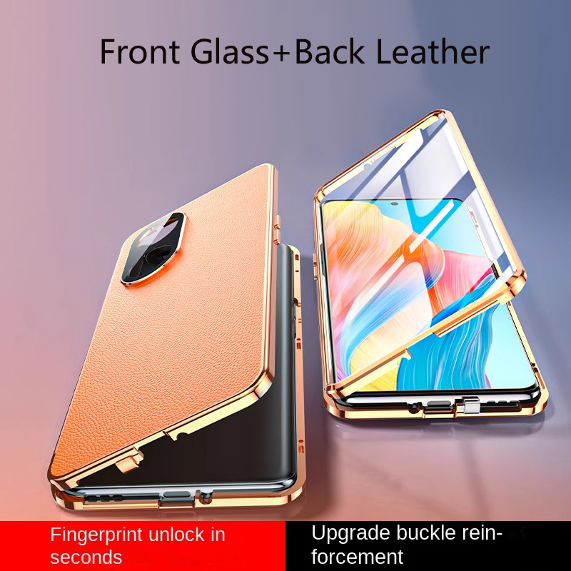 Luxury Leather Glass 360° Cove - Realme Gt 6 recension och pris