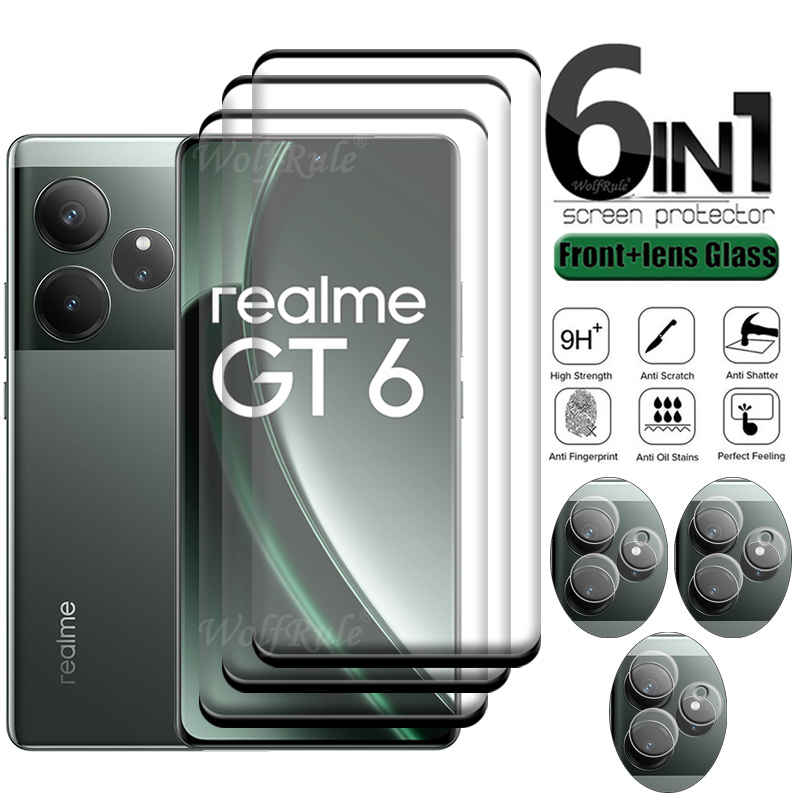 6-in-1 For Realme GT 6 Glass O - Realme Gt 6 recension och pris