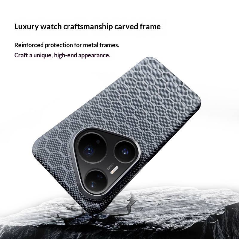 Kevlar aramid fiber Phone Case - Huawei Pura 70 recension och pris