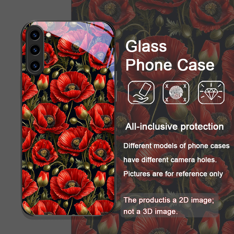 Retro Poppy Flower Bloom Hot R - Samsung Galaxy S24 recension och pris