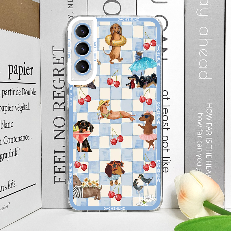 Cute Sausage Dog Phone Case fo - Samsung Galaxy S24 recension och pris