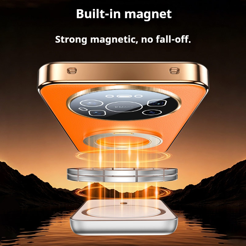 Luxury Leather Magnetic Phone  - Huawei Mate 60 recension och pris